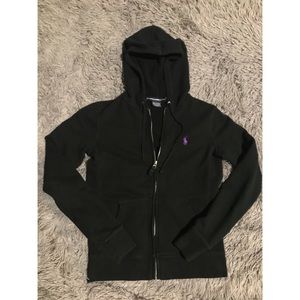 RALPH LAUREN SPORT Black Zip-Up Jacket